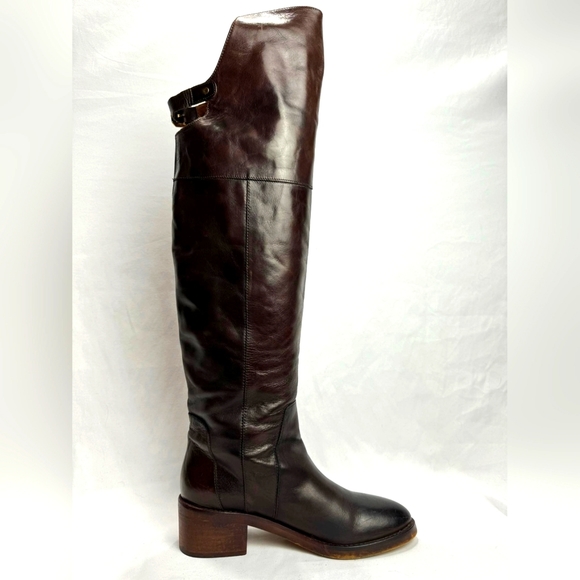 𝅺Hibou - Women’s Over the Knee Leather Boots EUR38 -US7-7.5 - Picture 2 of 6